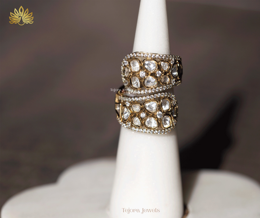 Kirti Opulent Moissanite Statement Ring