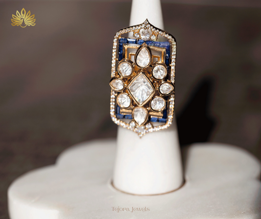 Asha Moissanite Ring