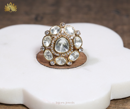 Bhagya Moissanite Ring