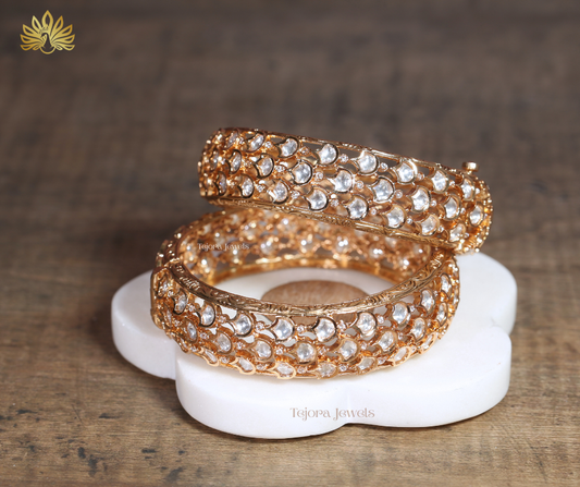 Chanchala Moissanite Bangle Set