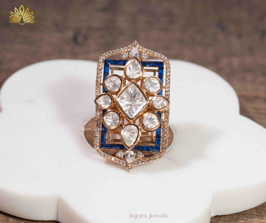 Asha Moissanite Ring