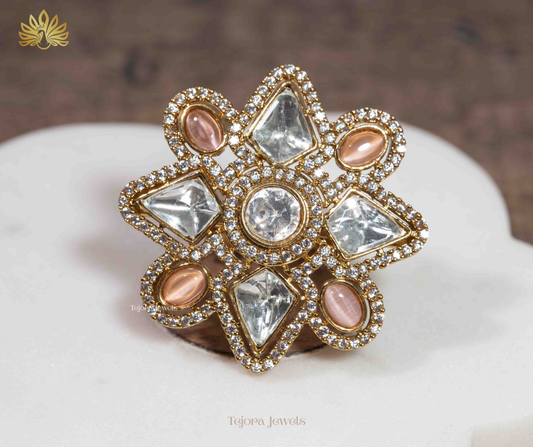 Padma Moissanite Cocktail Ring