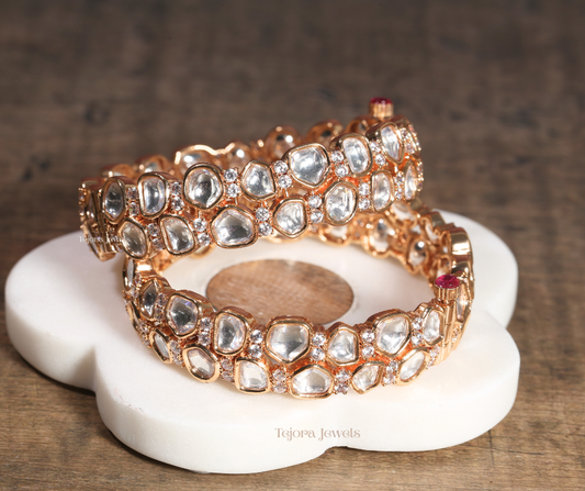 Divya Moissanite Bangle Set