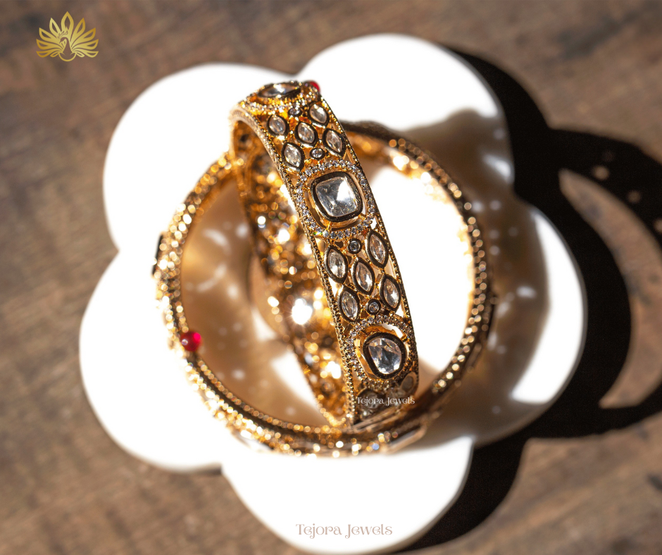 Amrita Moissanite Bangle Set